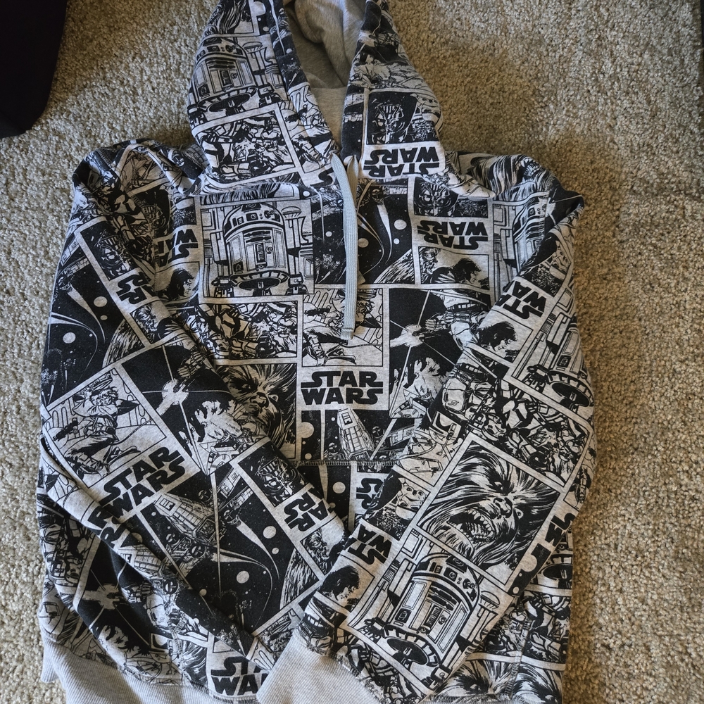 Star Wars Kids Hoodie - Black and Gray